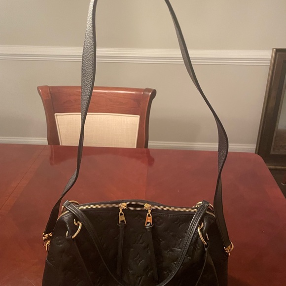 Louis Vuitton Ponthieu Handbag Monogram Empriente Leather PM Black - Picture 2 of 7